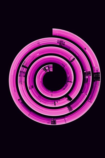 Spiral bacterial genome comparison poster generated with genome-artistry